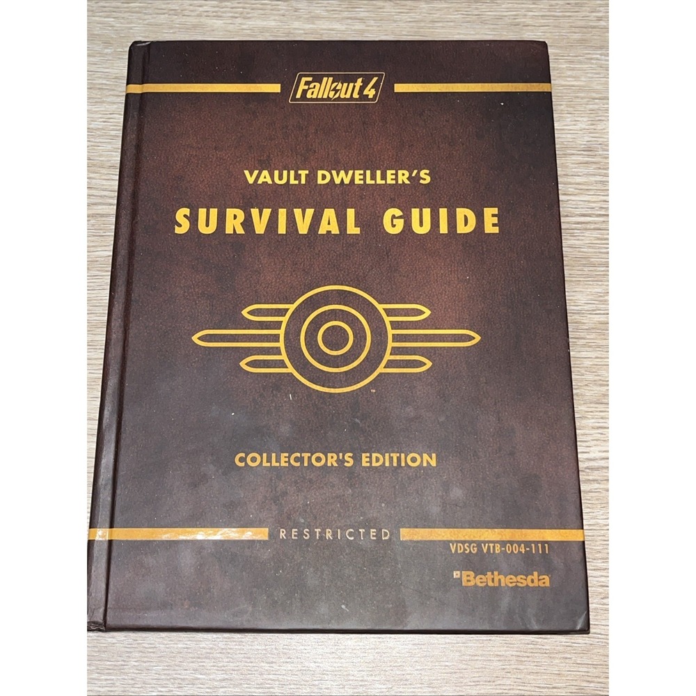 Fallout 4 Vault Dwellers Survival Guide Collector's Edition Restricted Hardcover